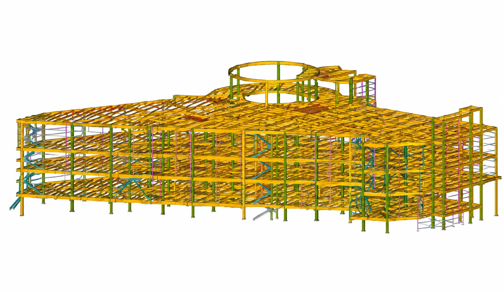 Tekla Detailing 3D Frame