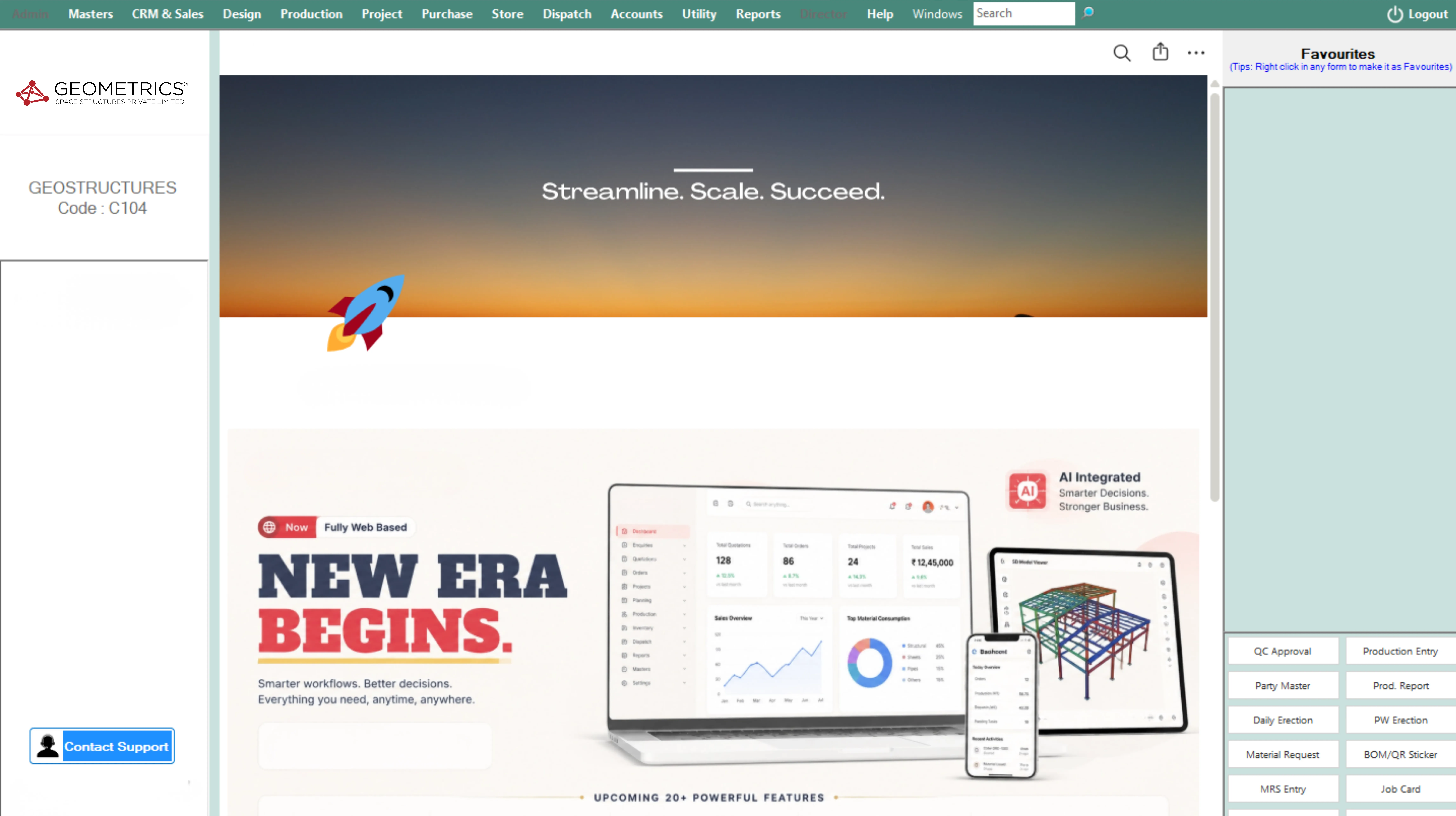 SMAC EXECUTIVE DASHBOARD